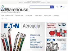 Tablet Screenshot of hosewarehouse.com